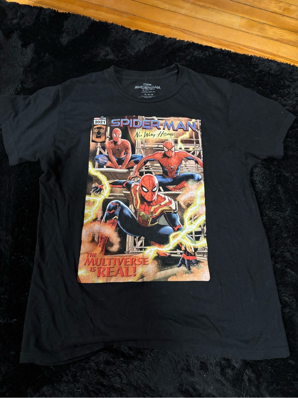Spider-Man No Way Home Graphic Tee - Black